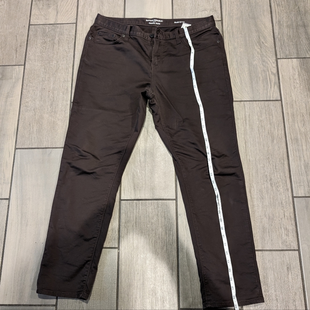 Banana Republic the traveler brown jeans size 33/30
